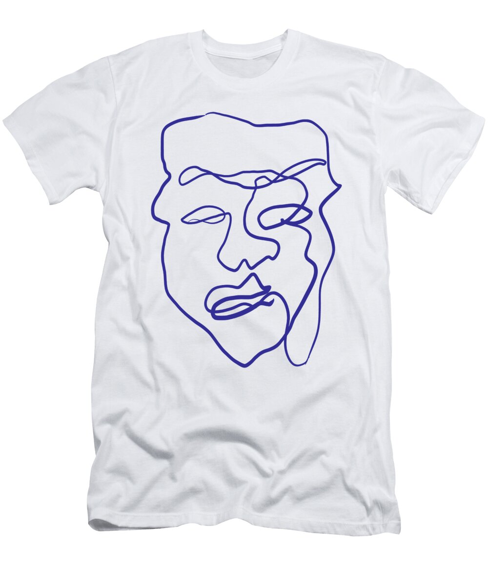 Abstract Face Julianie Padilla T-Shirt