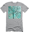 Abstract Floral Birds Landscape Painting Bird Haven Ii By Megan Duncanson Megan Duncanson T-Shirt