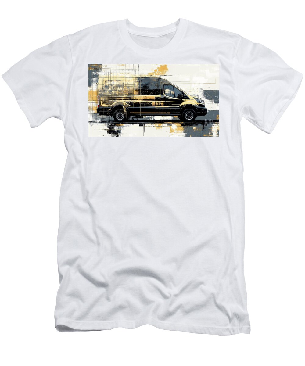 Abstract Ford Transit Chassis Cab Car Donato Williamson T-Shirt