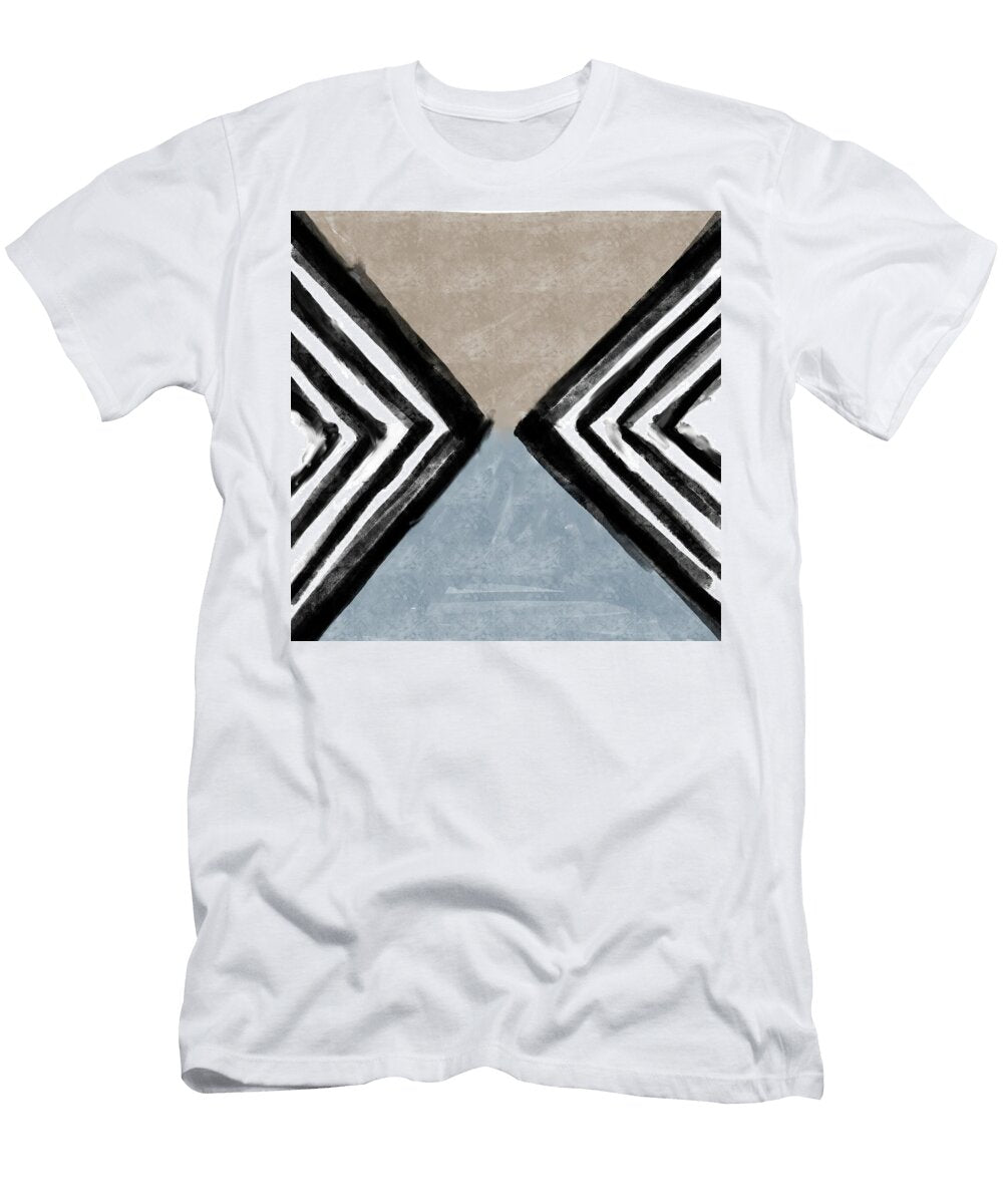 Abstract Geometric Pattern with Triangles Studio Grafiikka T-Shirt