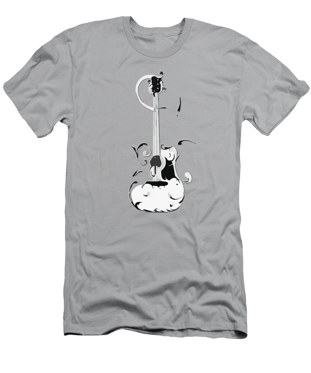Abstract Guitar Instrument Musical Acoustic Music Guitarist Tom Hill T-Shirt