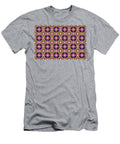 Abstract Holiday Wrapping Paper in Violet Pink and Brown Herbert T-Shirt
