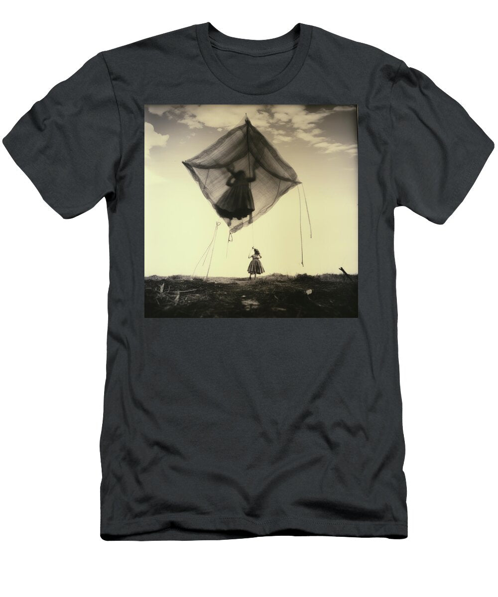 Abstract Kite and Little Girl Yo Pedro T-Shirt