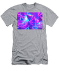 Abstract Modern Bright Colored Holographic Background in 80s Style Synthwave Vaporwave Style Retrowave Retro Futurism Webpunk N Akkash T-Shirt