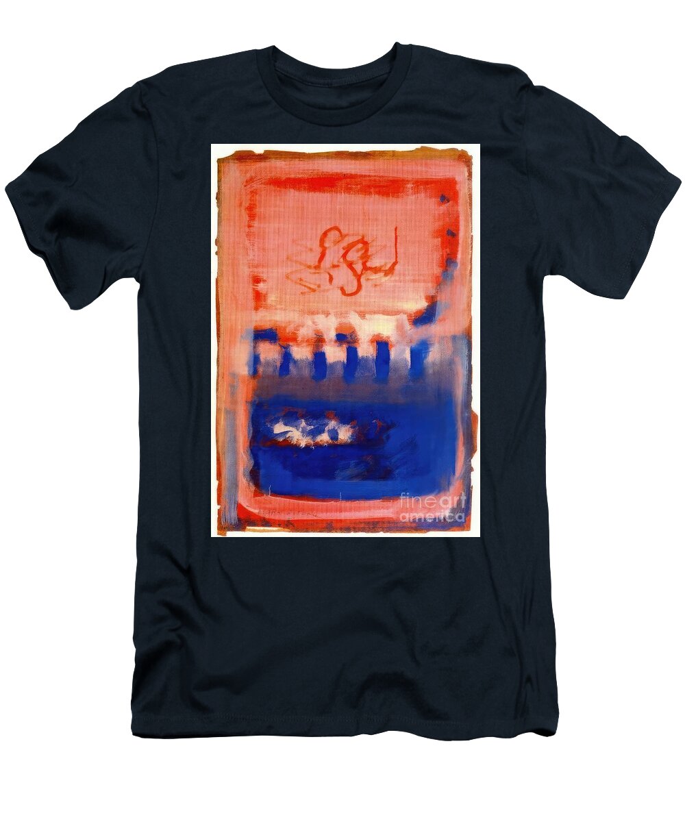 Abstract Red and Blue Composition Mark Rothko T-Shirt