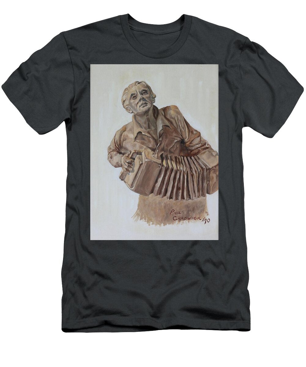 Accordion Player Phil Chadwick T-Shirt