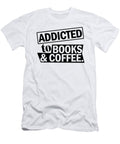 Addicted to Books and Coffee Jacob Zelazny T-Shirt