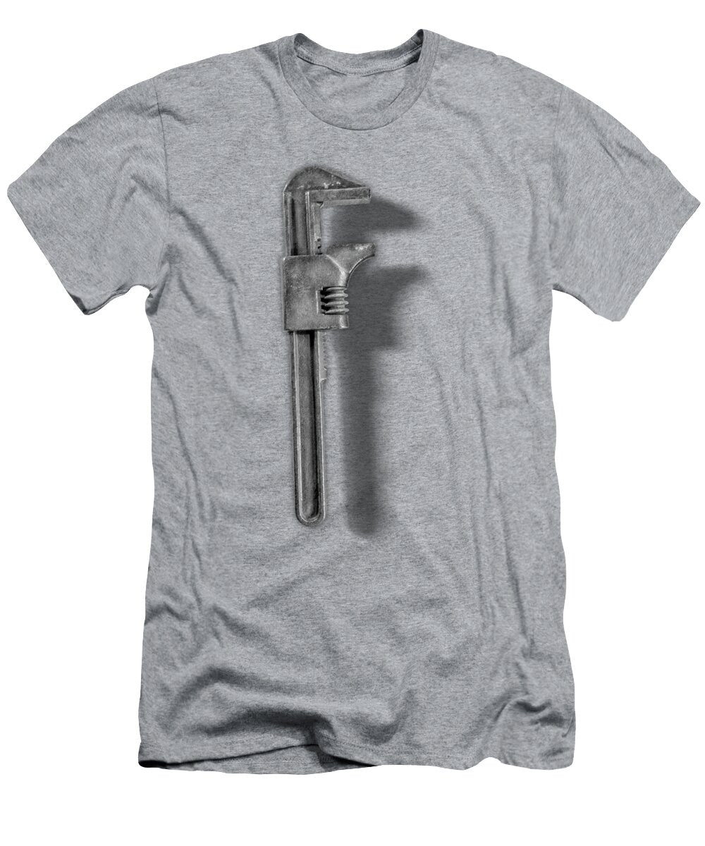 Adjustable Wrench Backside in Bw Yopedro T-Shirt