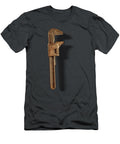 Adjustable Wrench Backside on Black Yopedro T-Shirt