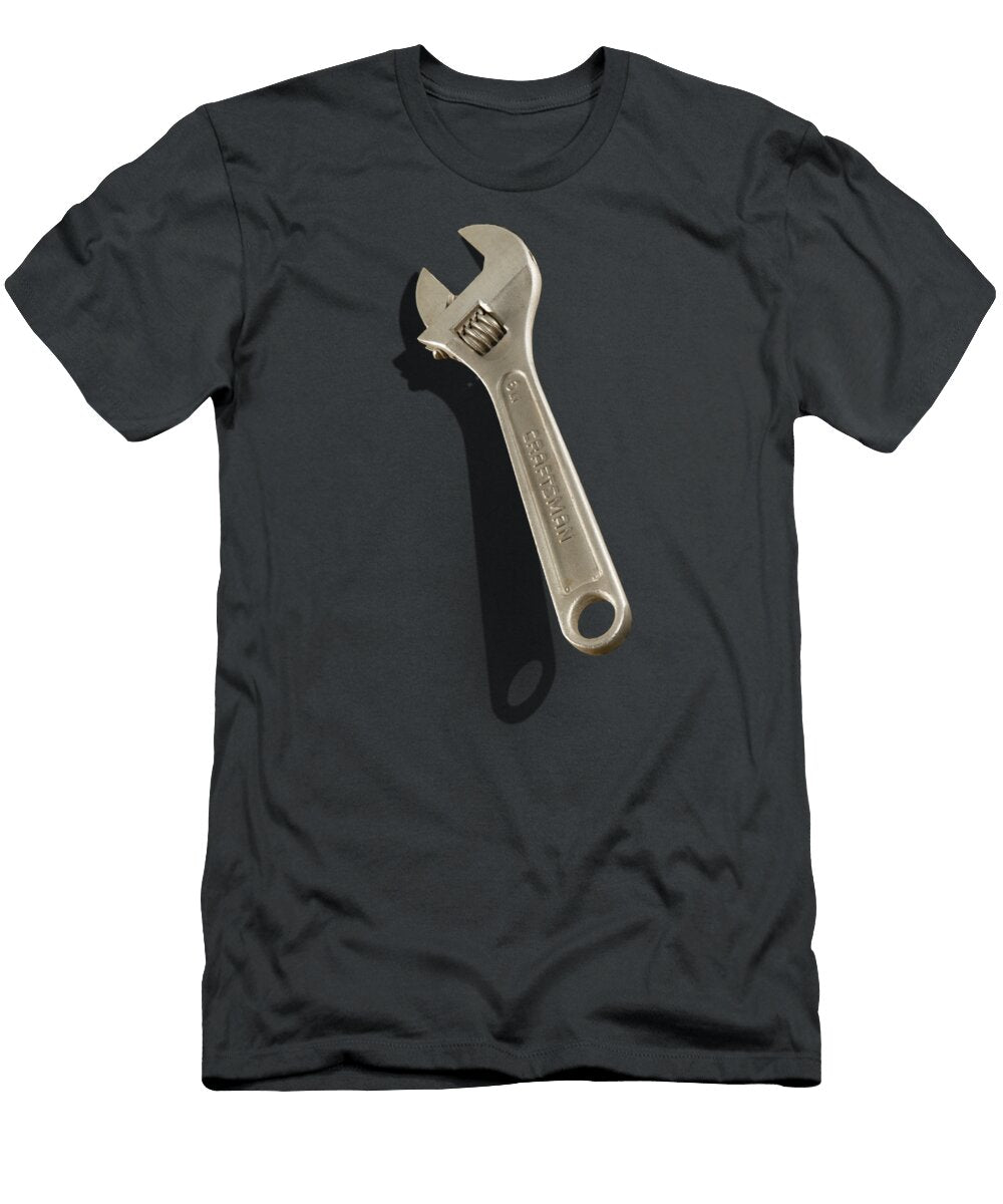 Adjustable Wrench Over Wood 72 Yopedro T-Shirt