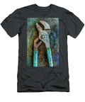 Adjustable Wrench Tool on Black Texture Randy Steele T-Shirt