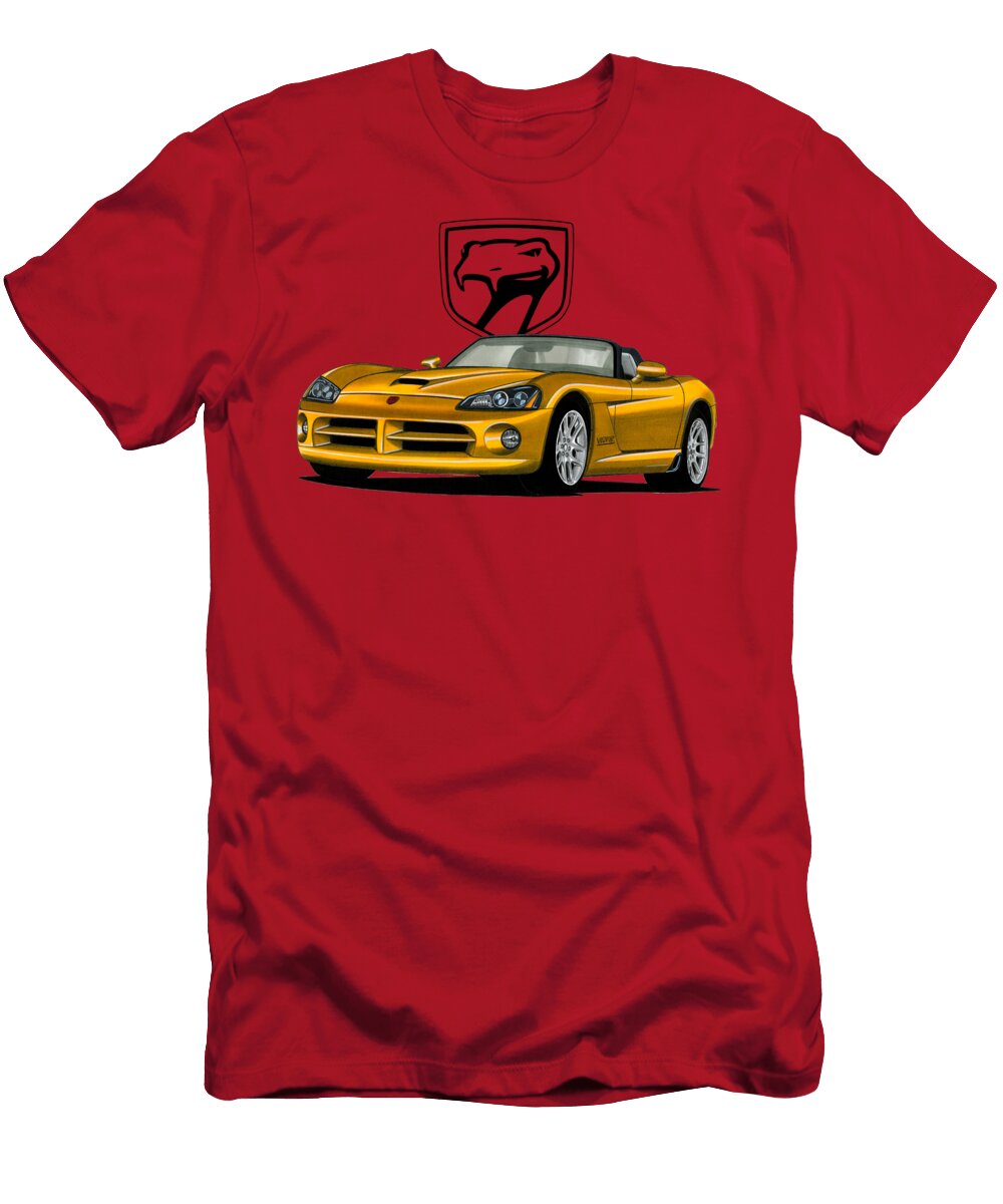 Adorable Movie Car Dodge Viper Srt 10 Roadste 84l V10 the Fast and the Furious Tokyo Drift Vladyslav Shapovalenko T-Shirt
