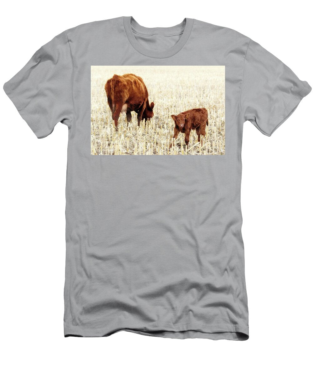 Adorably Awkard Calf Susan Rissi Tregoning T-Shirt