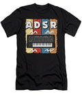 Adsr Vintage Analog Synthesizer Gift Retro Synths Lisa Stronzi T-Shirt