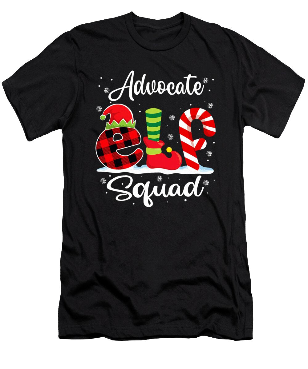 Advocate Elf Squad Christmas Lawyer Matching Studi Alex T-Shirt