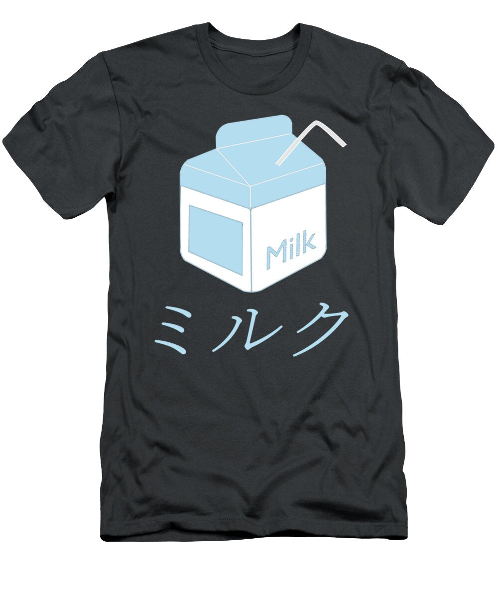 Aesthetic Milk Vaporwave Milk Carton 90s Otaku Style Skandd Safiy T-Shirt