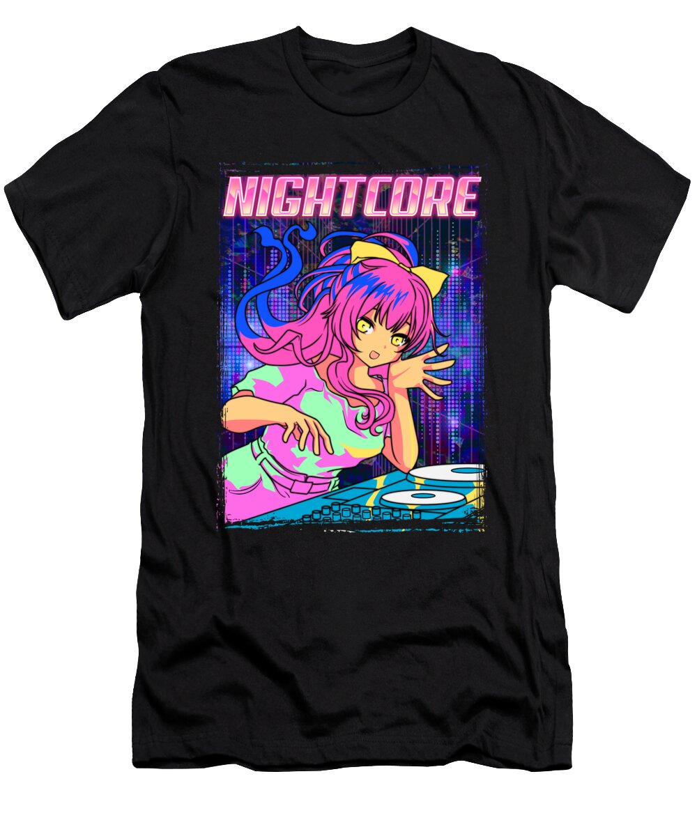 Aesthetic Nightcore Japanese Music Anime Girl Edm the Perfect Presents T-Shirt