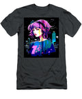 Aesthetic Retro Japanese Vaporwave Anime Futurism Halle Keigan T-Shirt