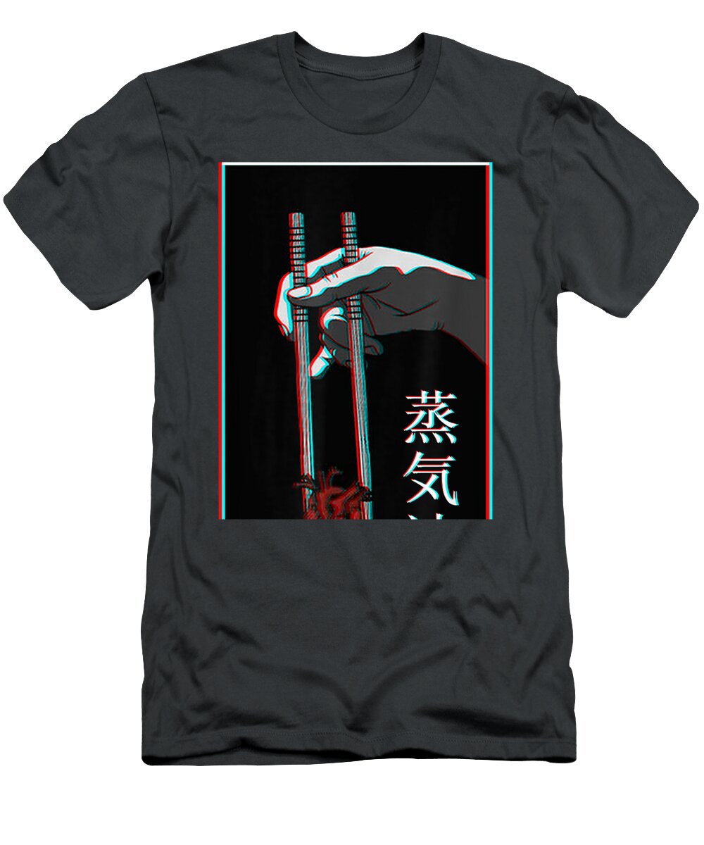 Aesthetic Vaporwave Japanese Futurism Anime Retro Hentai Lilahf Cypri T-Shirt