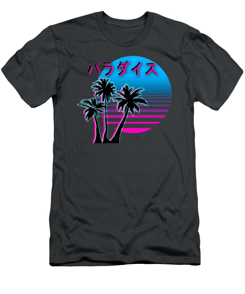 Aesthetic Vaporwave Retro 80 90s Otaku Style Skandd Safiy T-Shirt