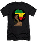 African Queen Proud Woman Afro Black History Month Gift Graphic Sel Mermaid T-Shirt