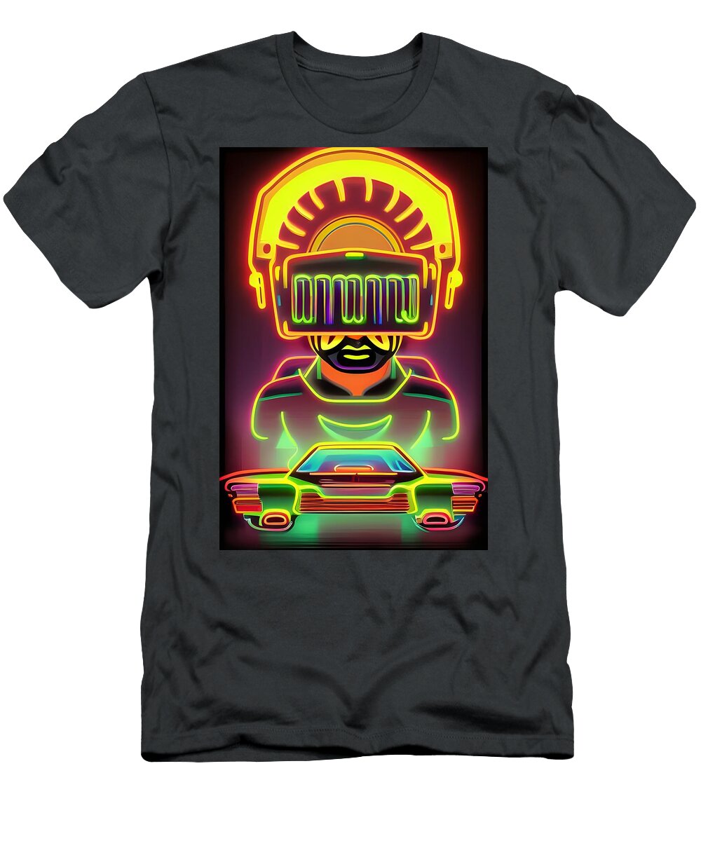 Afro Disco Synthwave Art Brandway T-Shirt