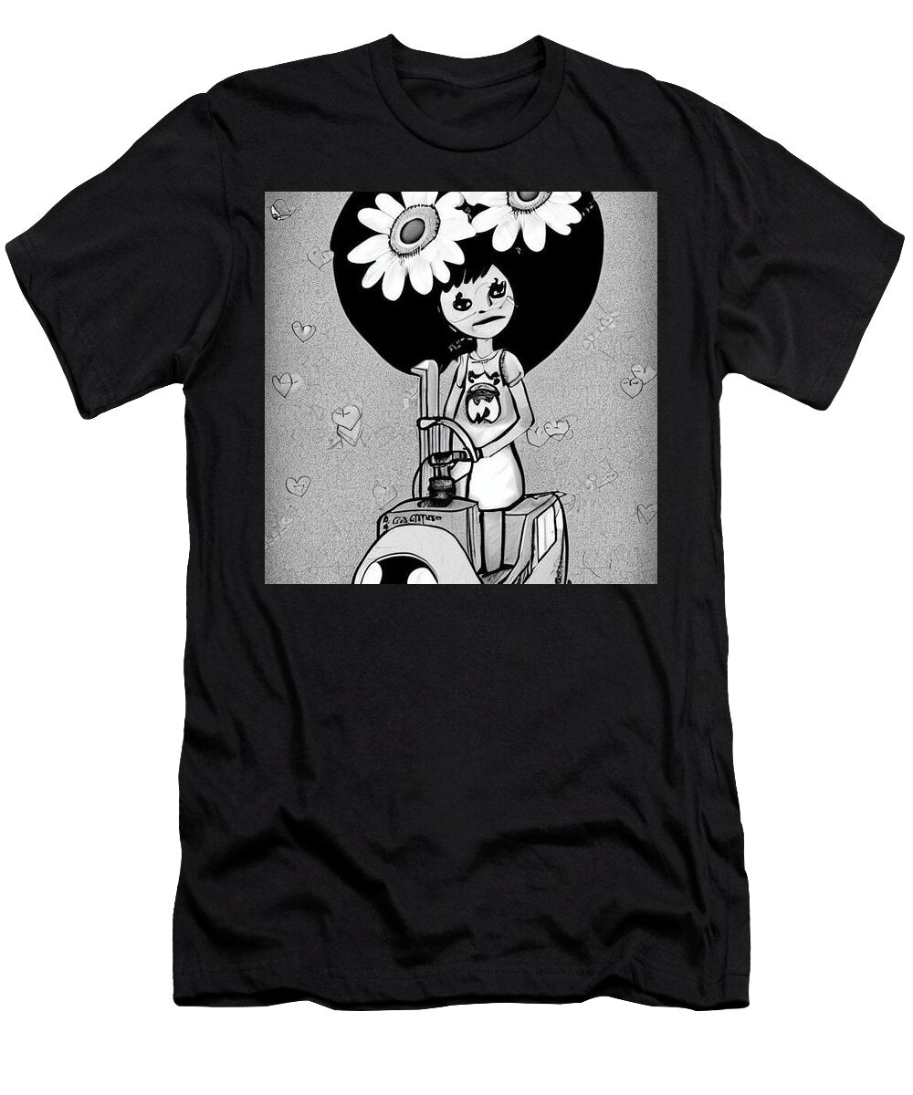 Afro Train Girl Pongu Seki T-Shirt
