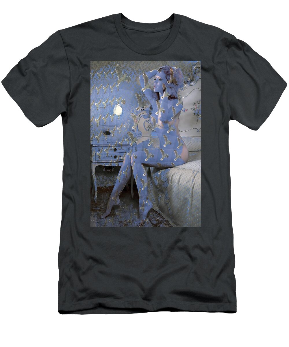 After Homework Seagull Stephane Poirier T-Shirt