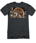 Aged Wooden Wagon Wheel Ian Ramsay T-Shirt