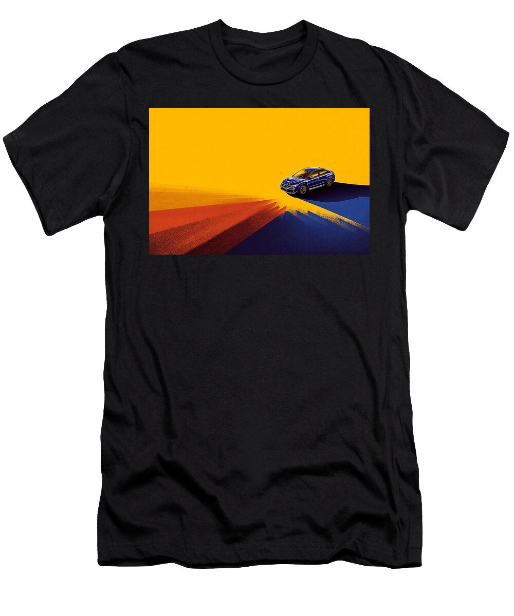 Aggressive Subaru Wrx Sti Profile Iconic Street Machine Nathanael Ruiz T-Shirt