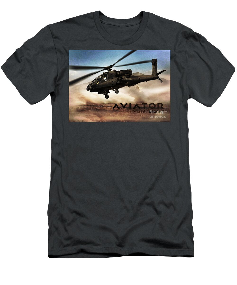 Ah 64 Apache Helicopter Fernando Miranda T-Shirt