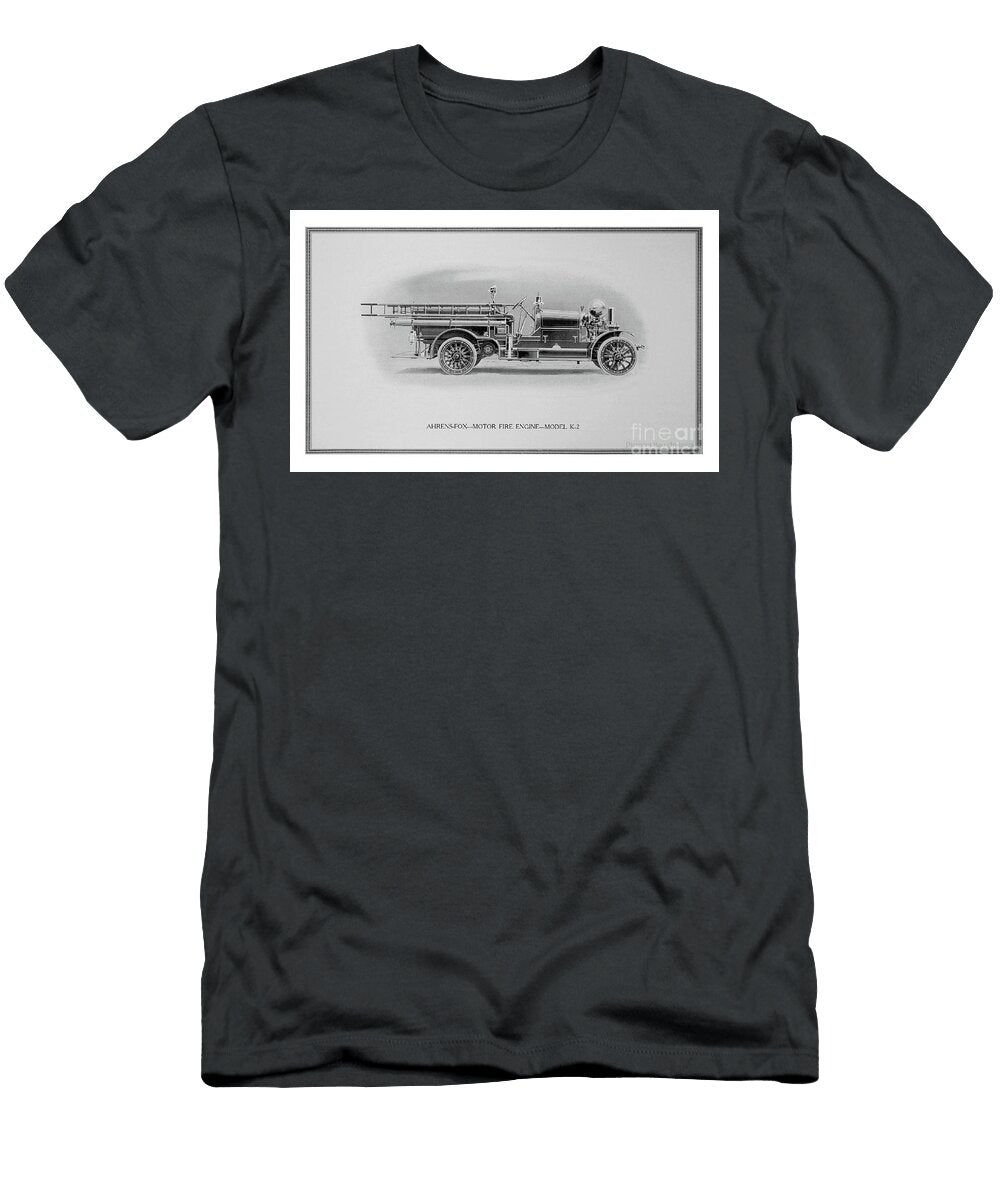 Ahrens Fox 1917 Motor Fire Engine Ladder Truck Model K 2 Pierpont Bay Archives T-Shirt