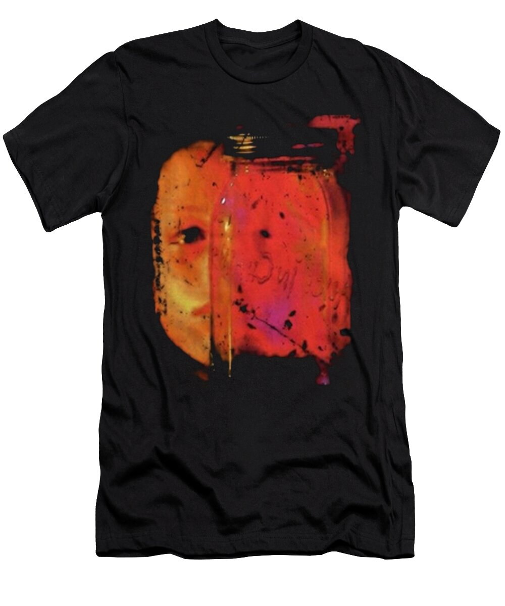 Aic Baby Bottle Retro Fade Style Design John Belle T-Shirt