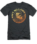 Aint No Laws When Youre Drinking Claws Faded Distressed Connof Inaay T-Shirt