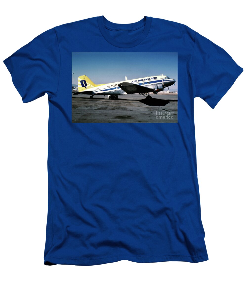 Air Queensland Douglas C 47a 20 Dk Vh Bpl Wernher Krutein T-Shirt