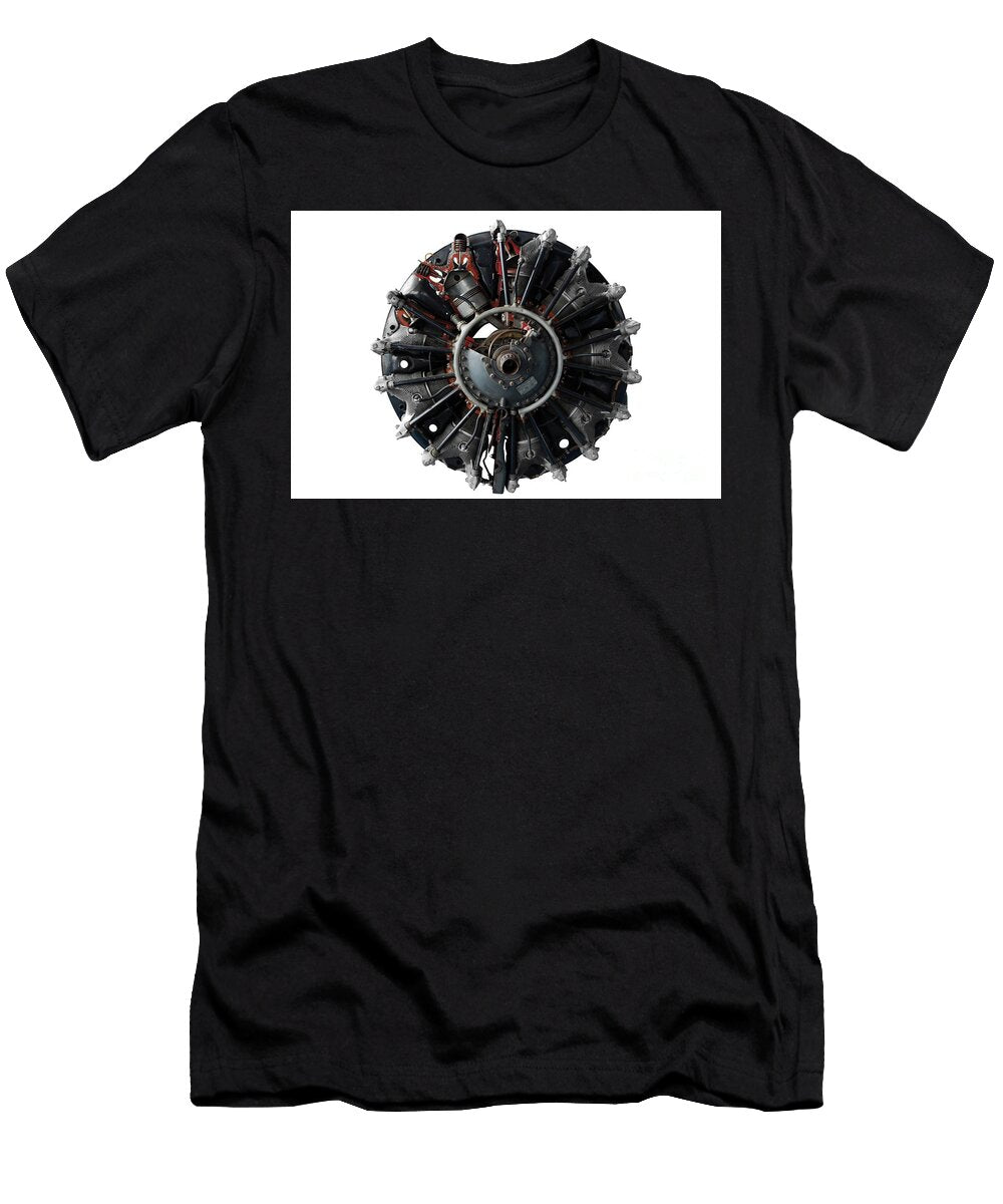 Aircraft Engine Isolated on White Background Goce Risteski T-Shirt