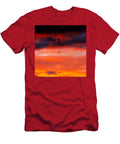 Airplane At Vibrant Sunset Mario G Rivera T-Shirt