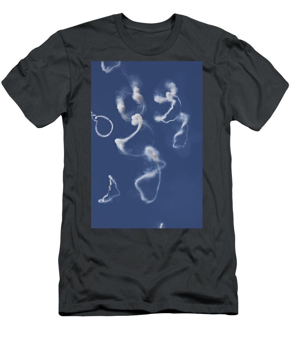 Airplane Smoke Trails Garry Gay T-Shirt