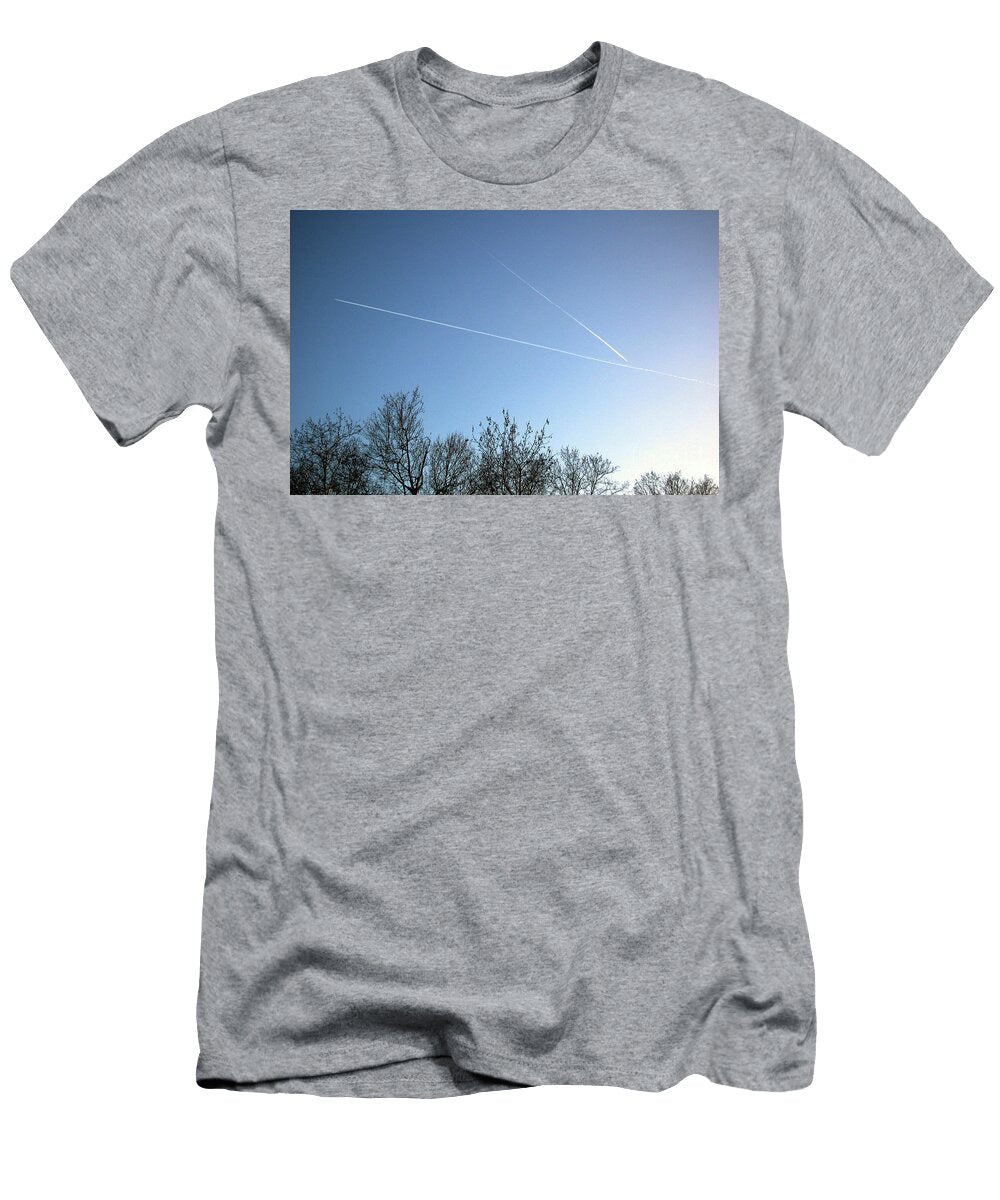 Airplane Tracks French School T-Shirt