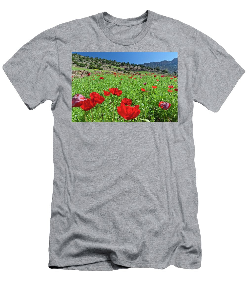 Ait Bougmetz Valley Flowers Morocco Mario Verin T-Shirt