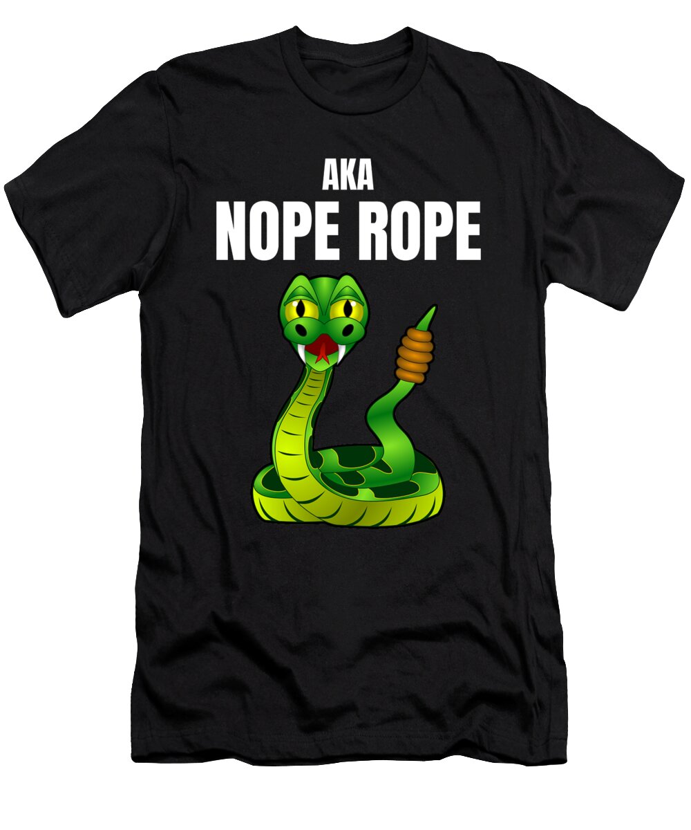 Aka Nope Rope Funny Rattle Snake Pun Dogboo T-Shirt