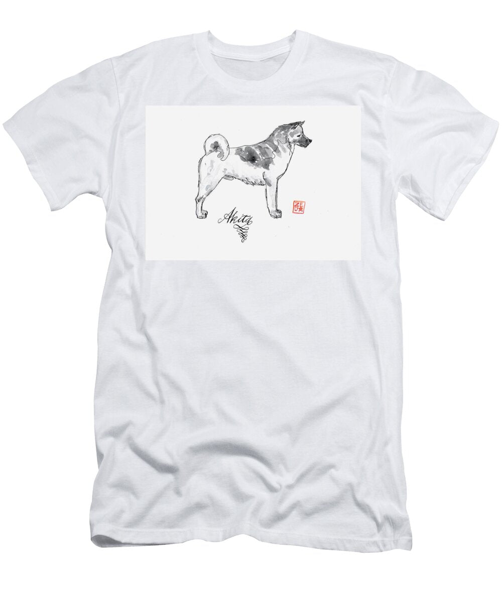 Akita Watercolor Zelda Tessadori T-Shirt