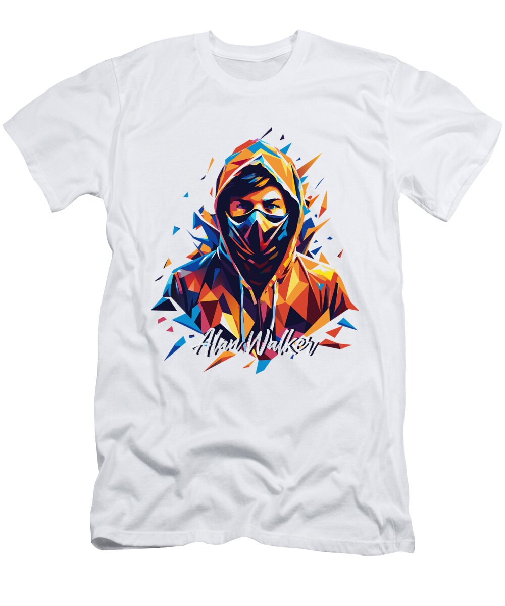 Alan Walker in Wpap Pop Art Vectorart Nesia T-Shirt
