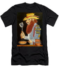 Alaskan Bearded Man Cooking Pancakes Janice Heinzelman T-Shirt