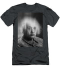 Albert Einstein Physics Simulation Particle Effect Grey Scientist Luis Leoni T-Shirt