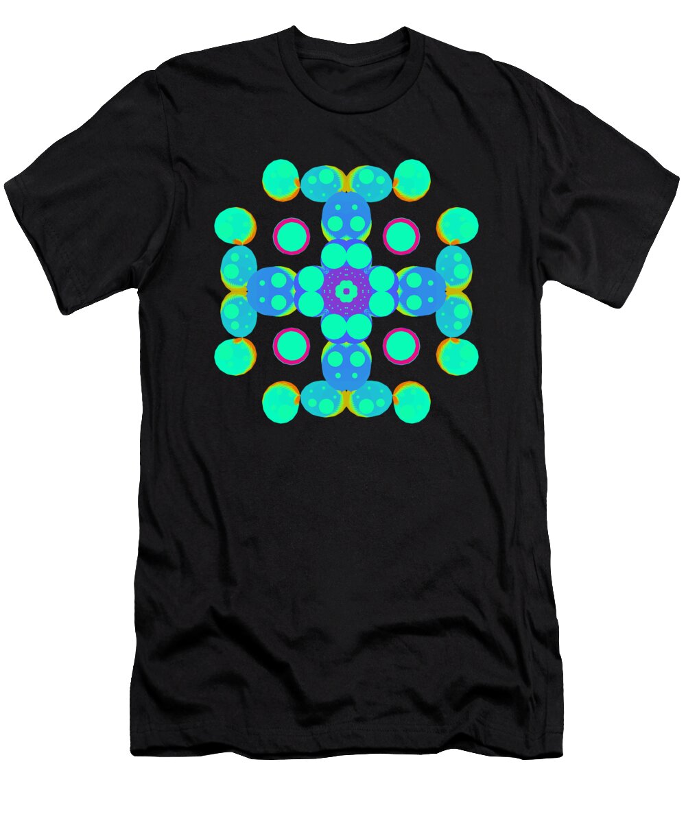 Alien Pop Art Mandala Ariel Guevara T-Shirt