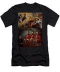 Allegory of Virtue Above the Portraits of Three Lawyers and a Notary Oil on Panel Domenico Robusti Tintoretto T-Shirt