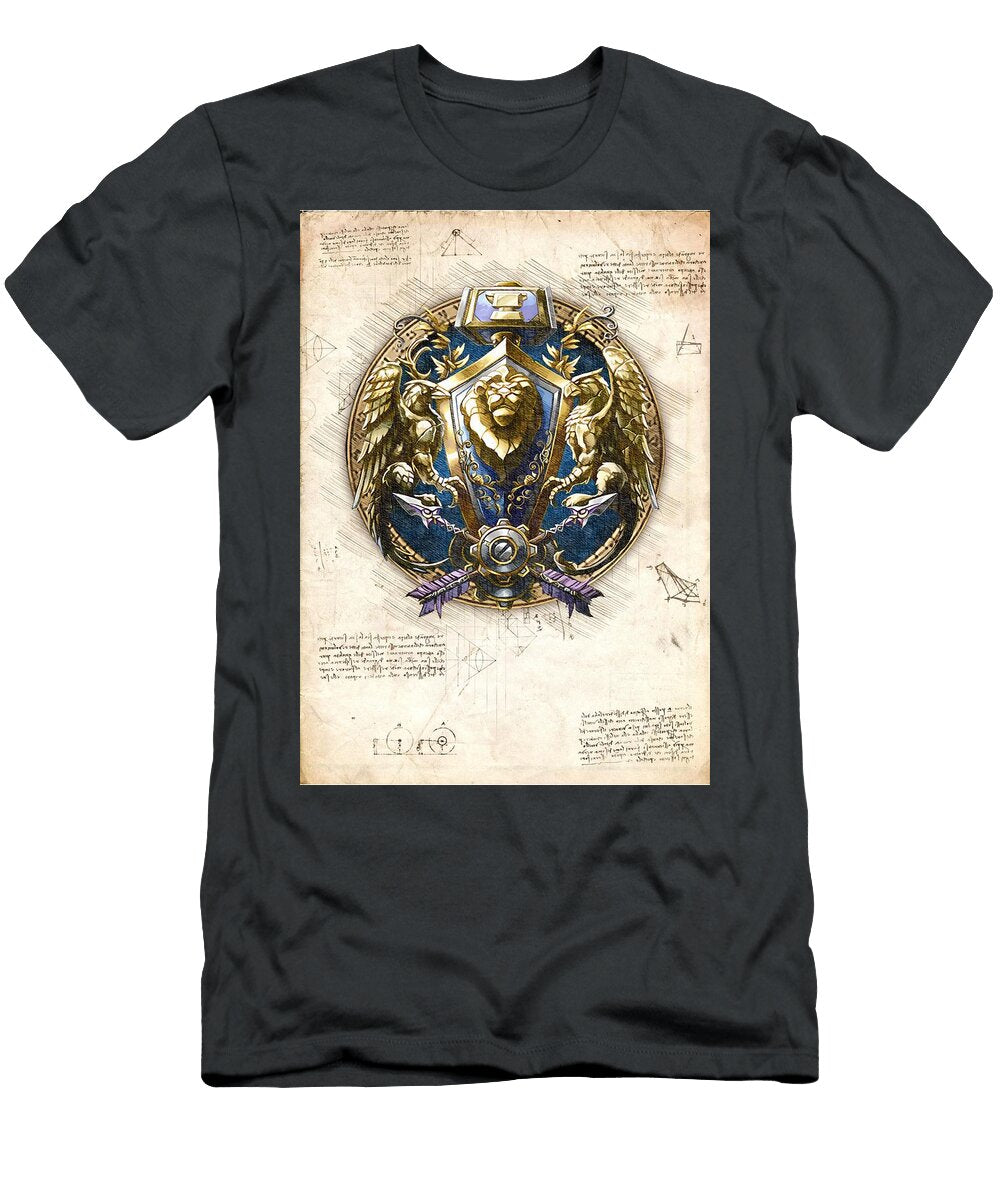 Alliance Races Crest World of Warcraft Wow Giulio T-Shirt