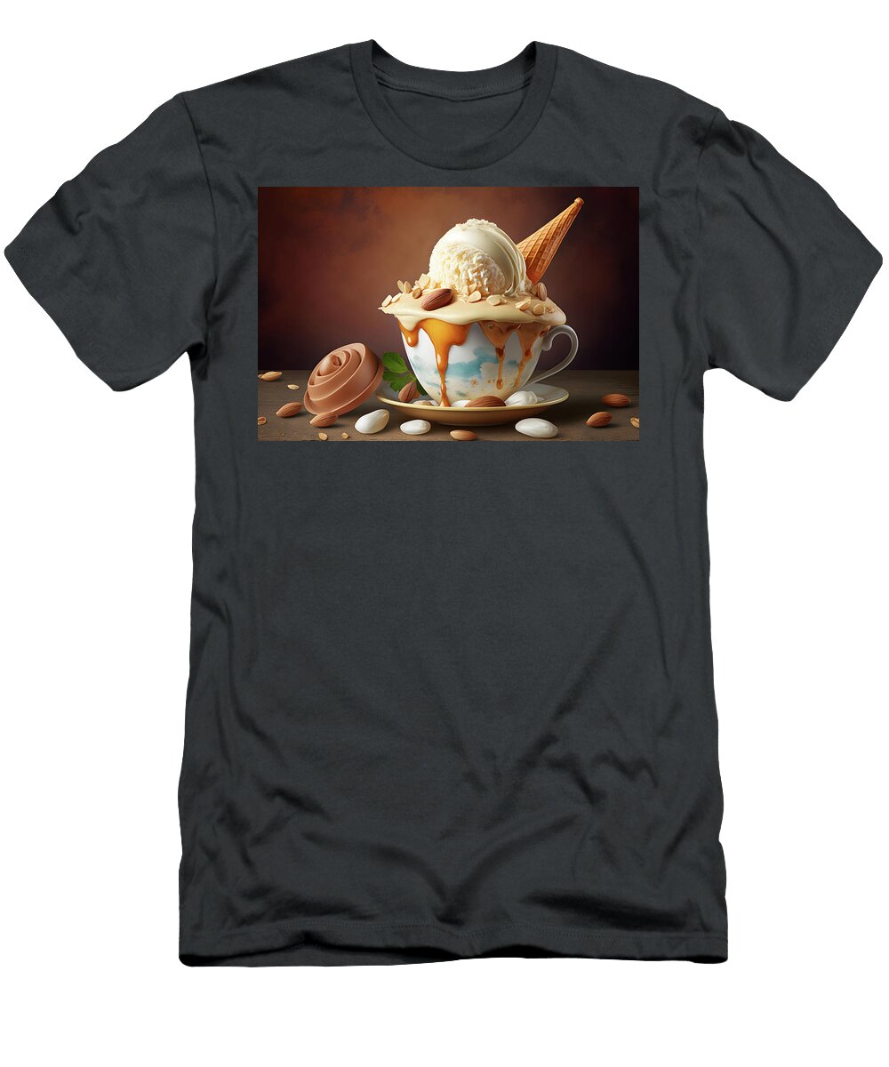 Almond Vanilla Ice Cream Gaukhar Yerk T-Shirt