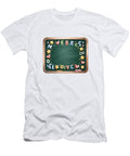 Alphabet Chalkboard with Stars and Hearts Joanna Redesiuk T-Shirt